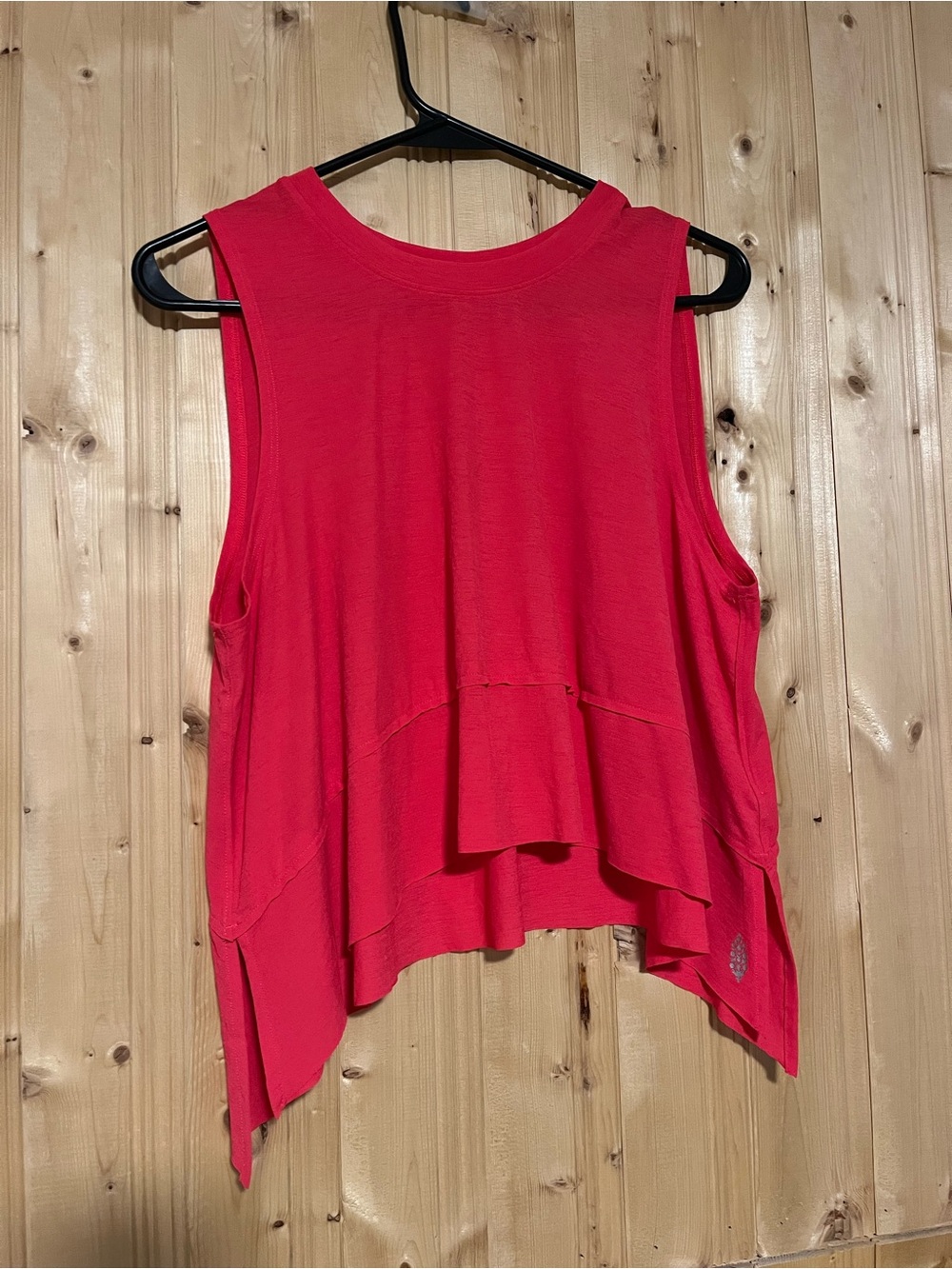 FP Movement by Free People Layered Tank Top in Bright Red